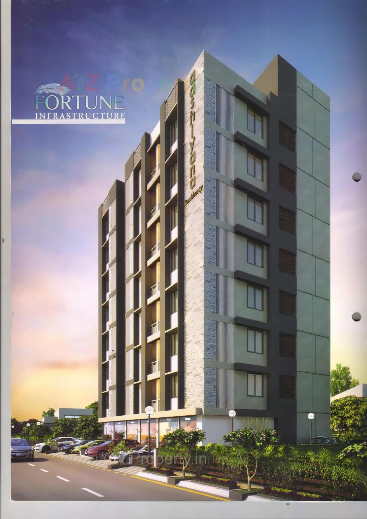 3D Elevation of real estate project Aashiyana Residency located at Vatva, Ahmedabad, Gujarat