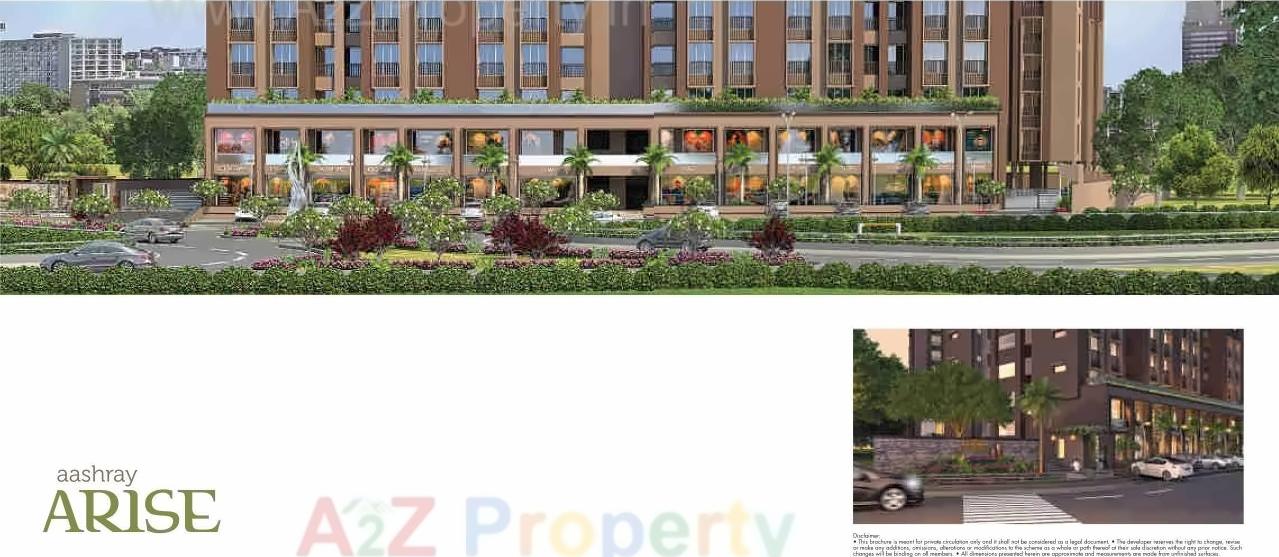 3D Elevation of real estate project Aashray Arise located at Ahmedabad, Ahmedabad, Gujarat