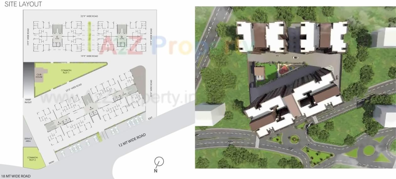 Layout of real estate project Aashray Arise located at Ahmedabad, Ahmedabad, Gujarat