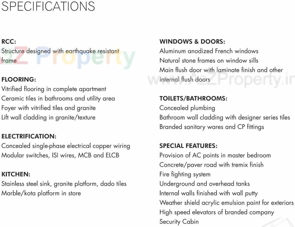 Project Specifications