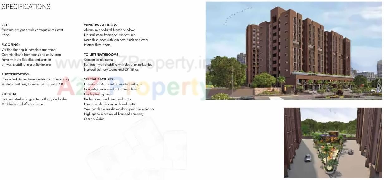 3D Elevation of real estate project Aashray Arise located at Ahmedabad, Ahmedabad, Gujarat