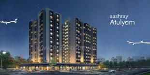 Elevation of real estate project Aashray Atulyam located at Shilaj, Ahmedabad, Gujarat