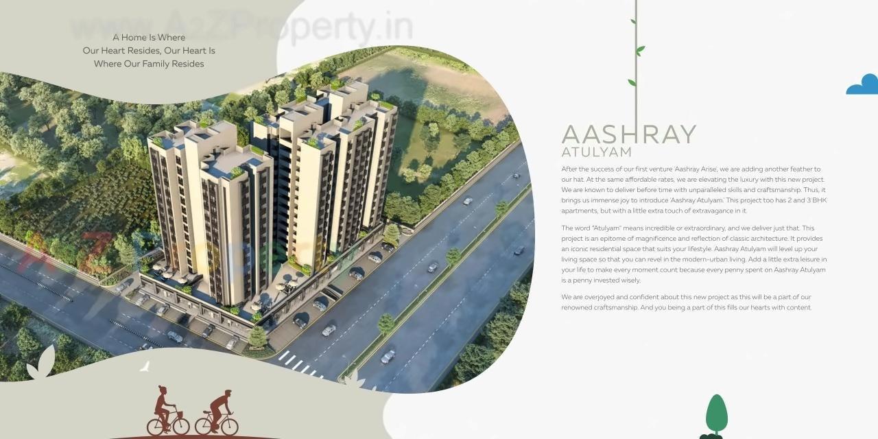  of real estate project Aashray Atulyam located at Shilaj, Ahmedabad, Gujarat