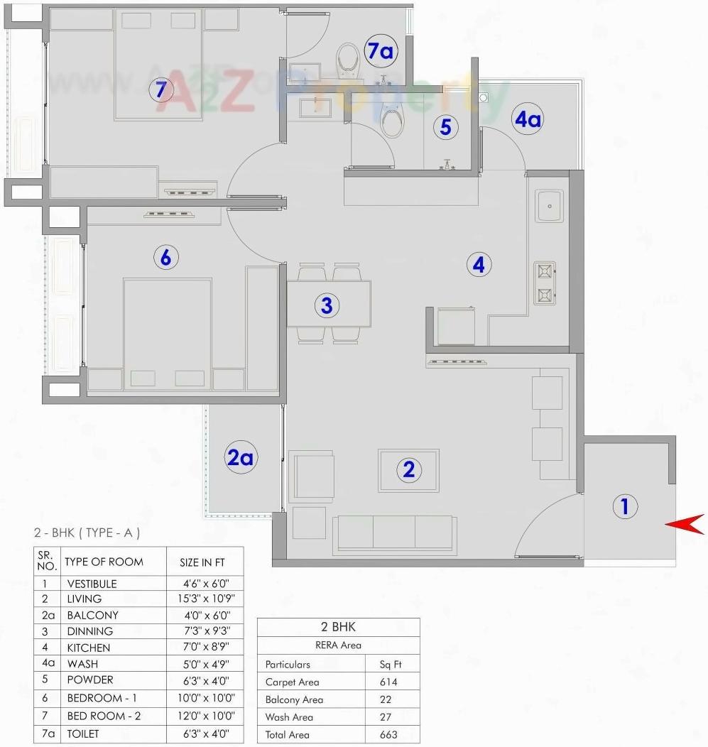 Layout of real estate project Aashray Atulyam located at Shilaj, Ahmedabad, Gujarat