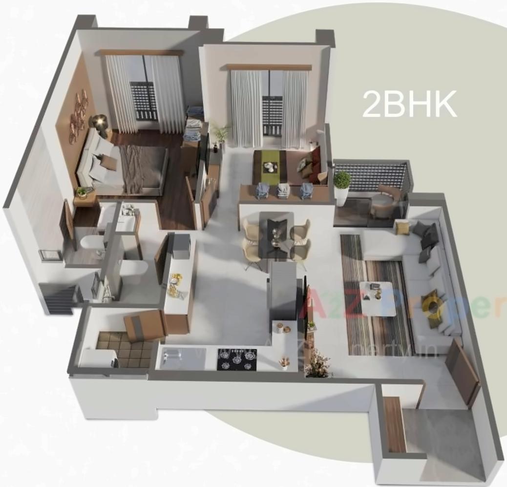 Layout of real estate project Aashray Atulyam located at Shilaj, Ahmedabad, Gujarat