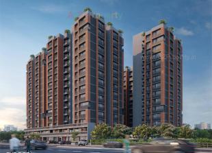 Elevation of real estate project Aashray Aurum located at Ambali, Ahmedabad, Gujarat