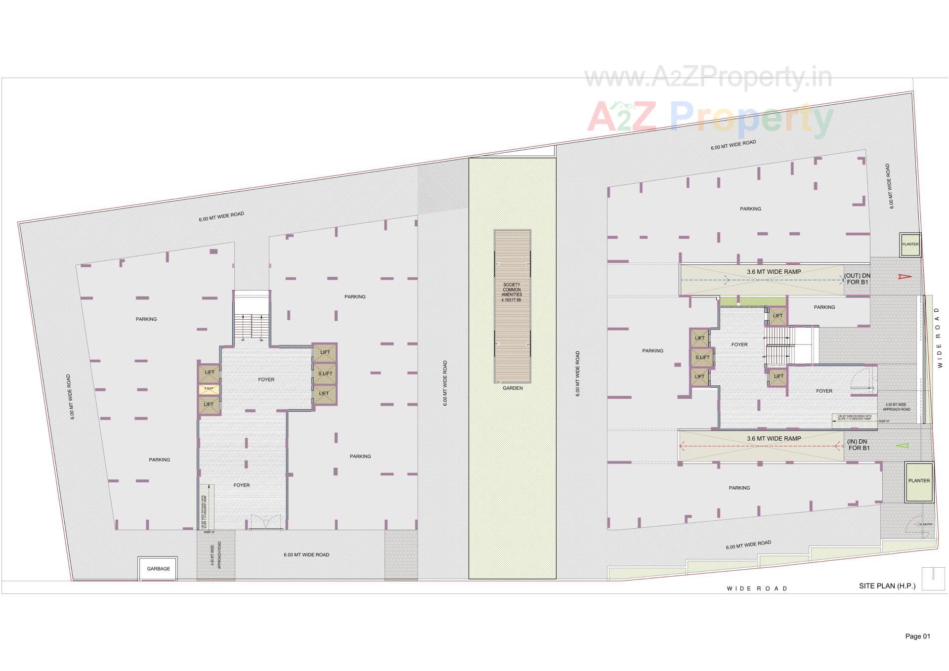 Layout of real estate project Aatman located at Ahmedabad, Ahmedabad, Gujarat