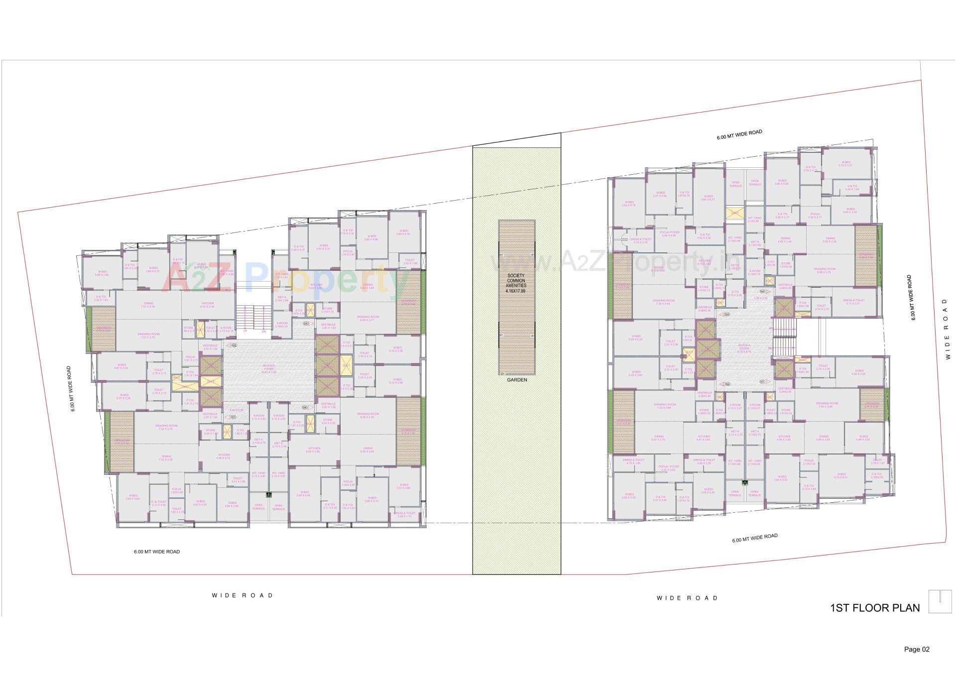 Layout of real estate project Aatman located at Ahmedabad, Ahmedabad, Gujarat