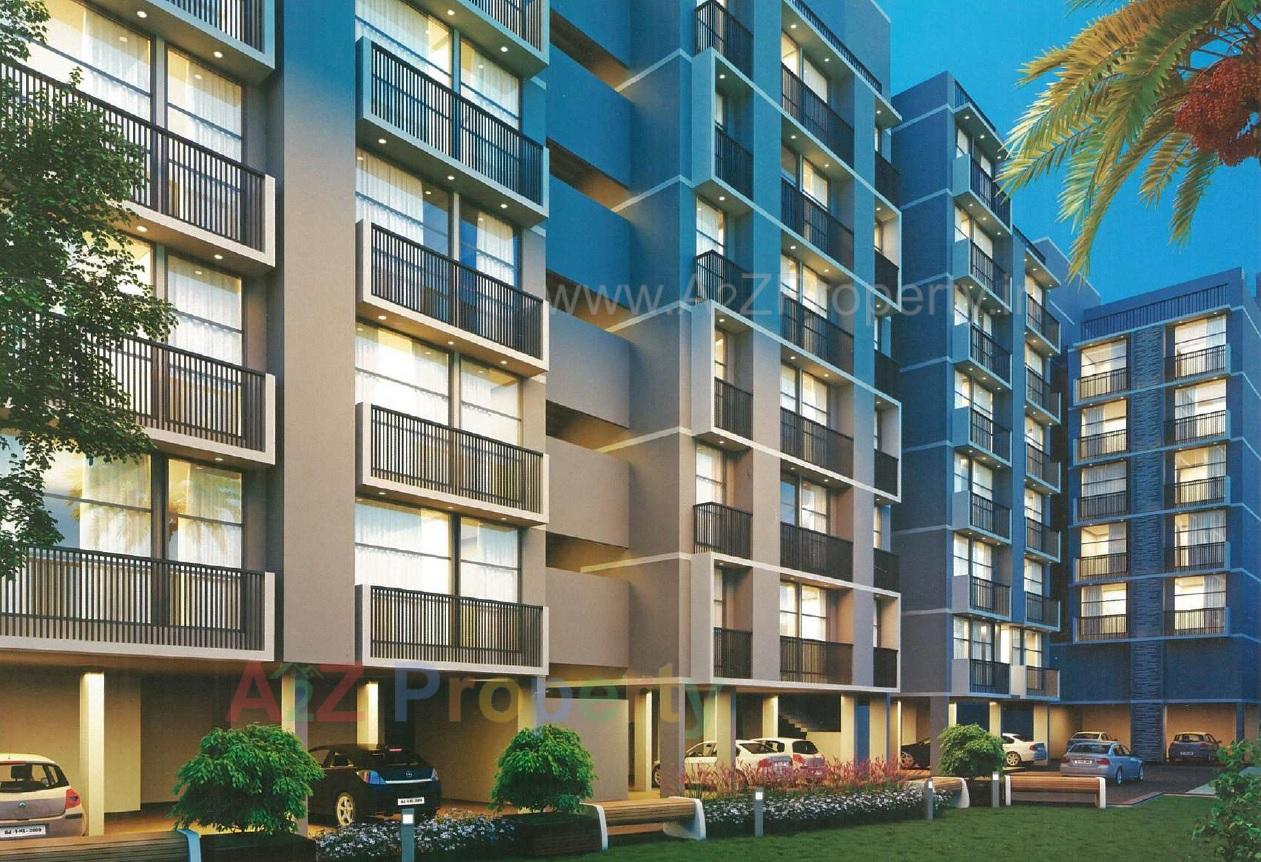3D Elevation of real estate project Aavkar Height located at Zundal, Ahmedabad, Gujarat