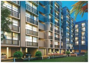 Elevation of real estate project Aavkar Height located at Zundal, Ahmedabad, Gujarat
