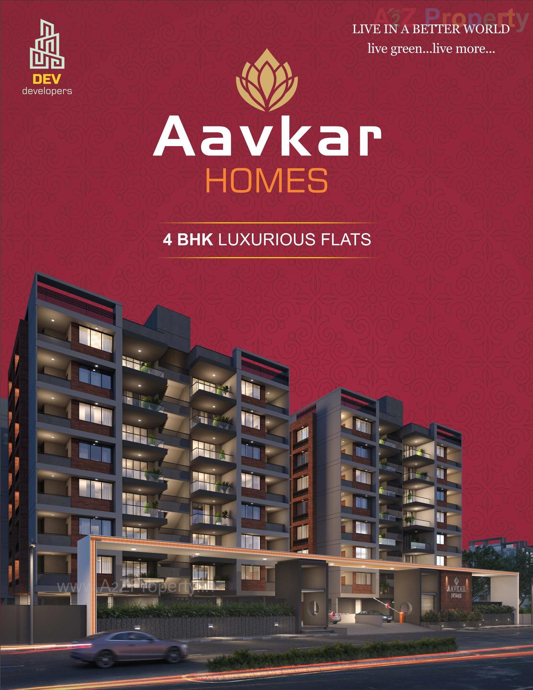 3D Elevation of real estate project Aavkar Homes located at Nikol, Ahmedabad, Gujarat