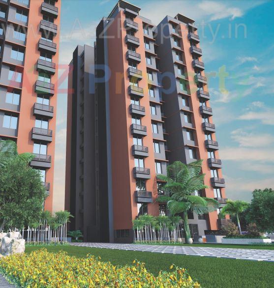3D Elevation of real estate project Aayansh located at Shilaj, Ahmedabad, Gujarat