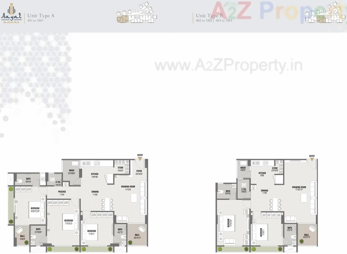 Layout of real estate project Aayat Avenue located at Sarkhej, Ahmedabad, Gujarat