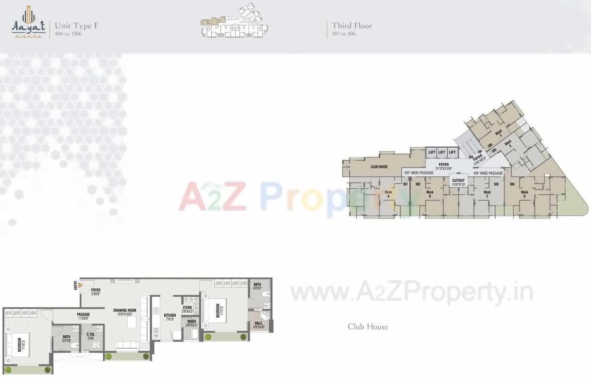 Layout of real estate project Aayat Avenue located at Sarkhej, Ahmedabad, Gujarat