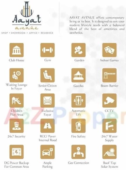  of real estate project Aayat Avenue located at Sarkhej, Ahmedabad, Gujarat