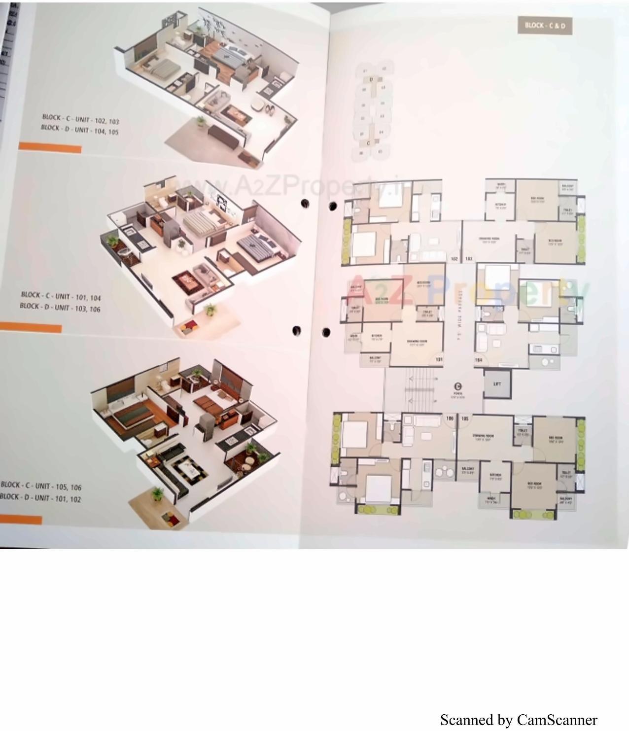 Layout of real estate project Abhilashha Residency located at Lambha, Ahmedabad, Gujarat