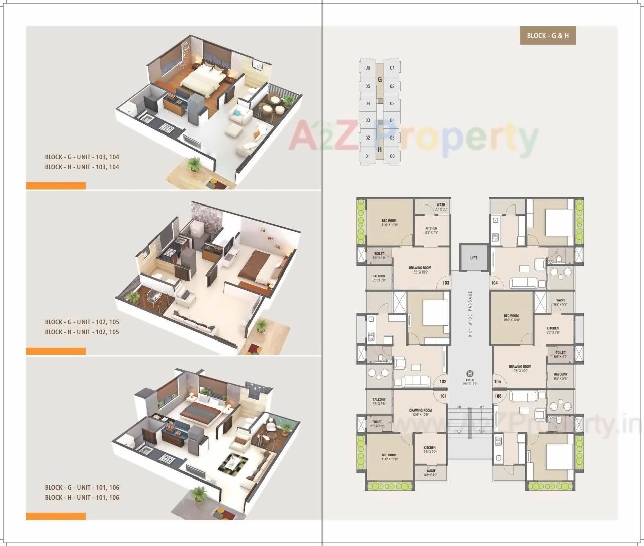 Layout of real estate project Abhilashha Residency located at Lambha, Ahmedabad, Gujarat