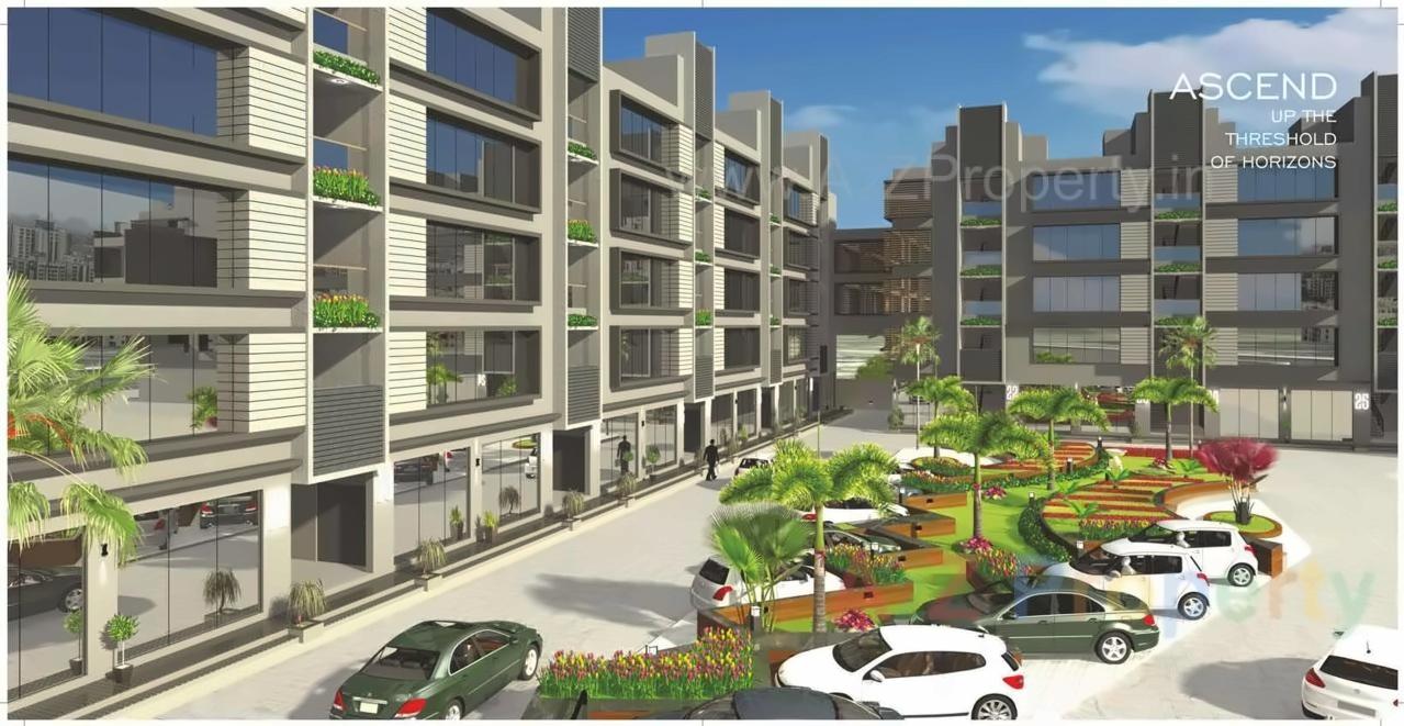 3D Elevation of real estate project Abhishek located at Asarwa, Ahmedabad, Gujarat