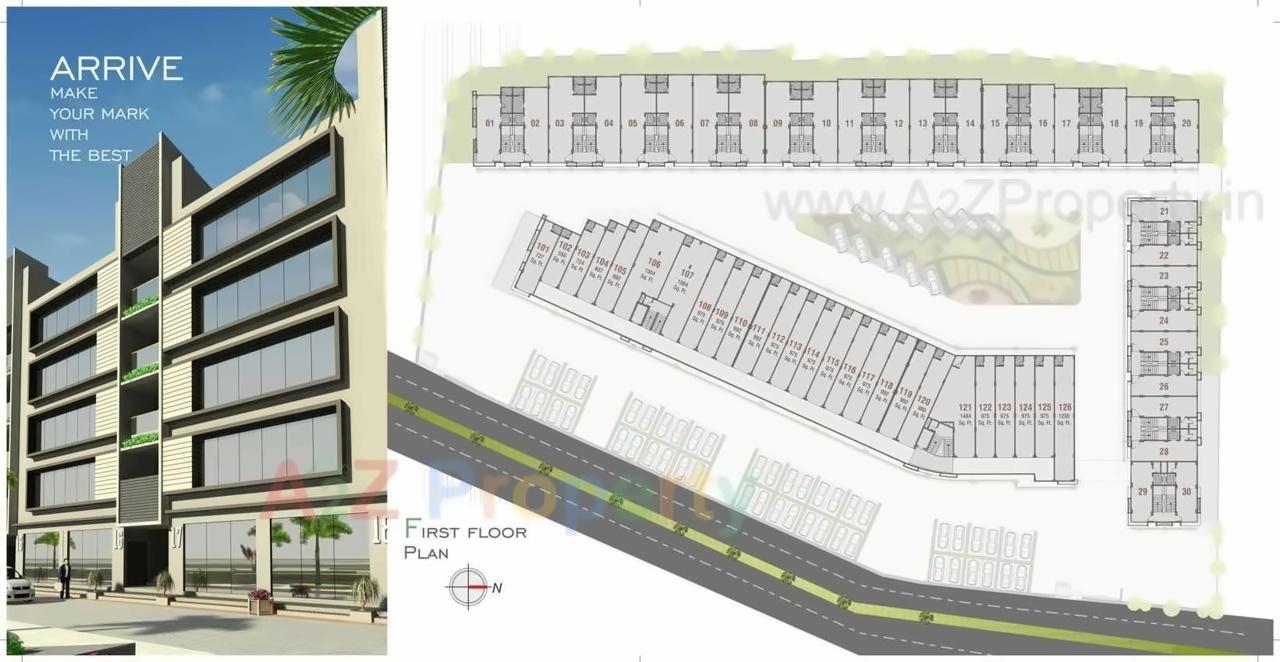  of real estate project Abhishek located at Asarwa, Ahmedabad, Gujarat