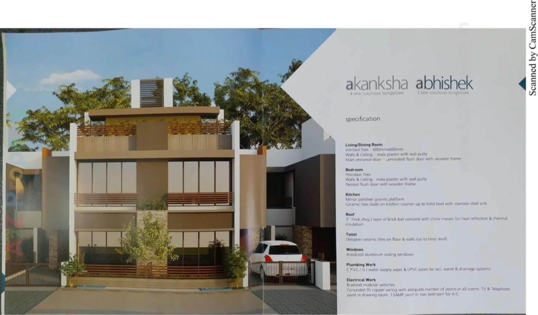 3D Elevation of real estate project Abhishek located at Ahmedabad, Ahmedabad, Gujarat