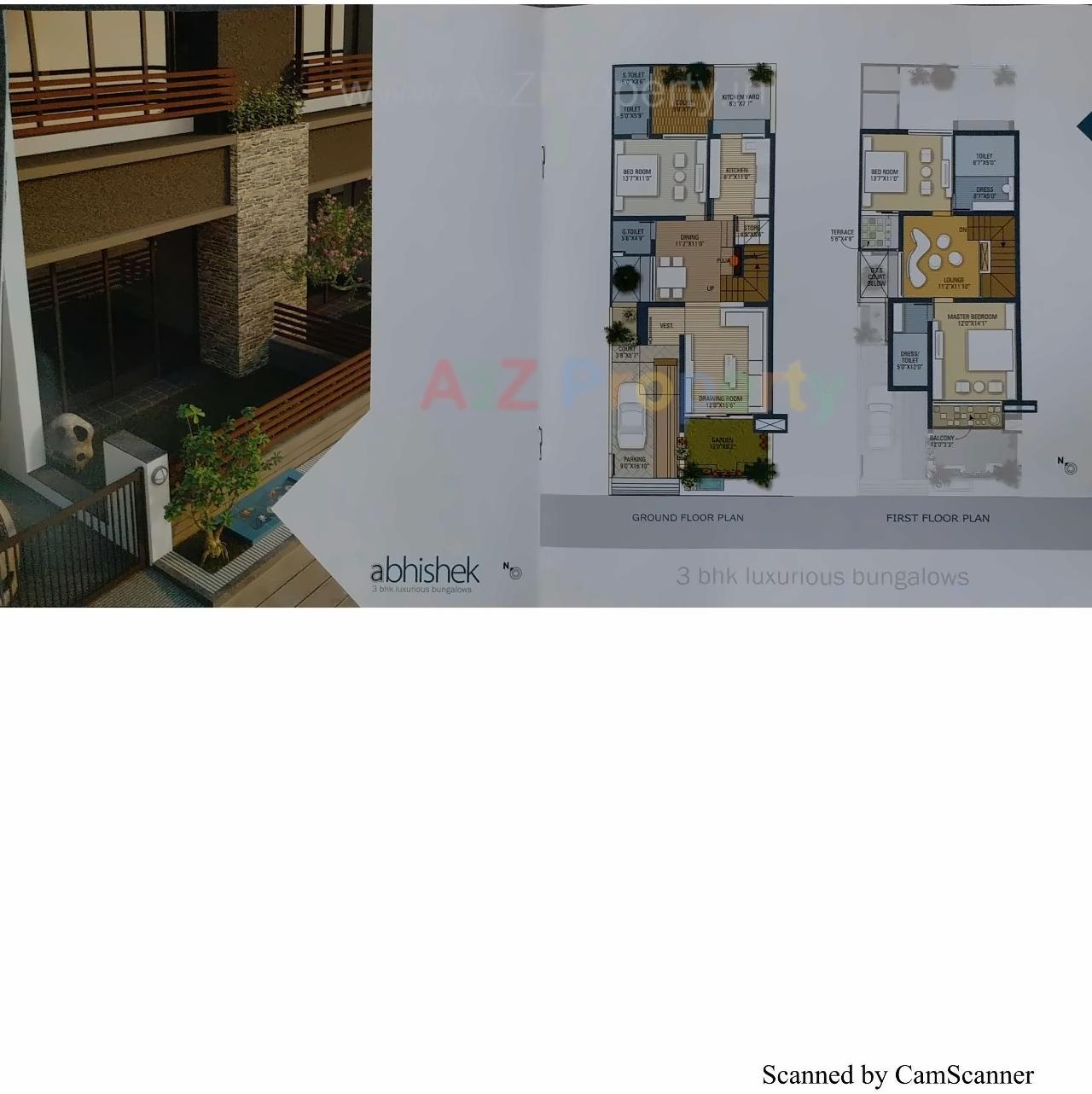 Layout of real estate project Abhishek located at Ahmedabad, Ahmedabad, Gujarat