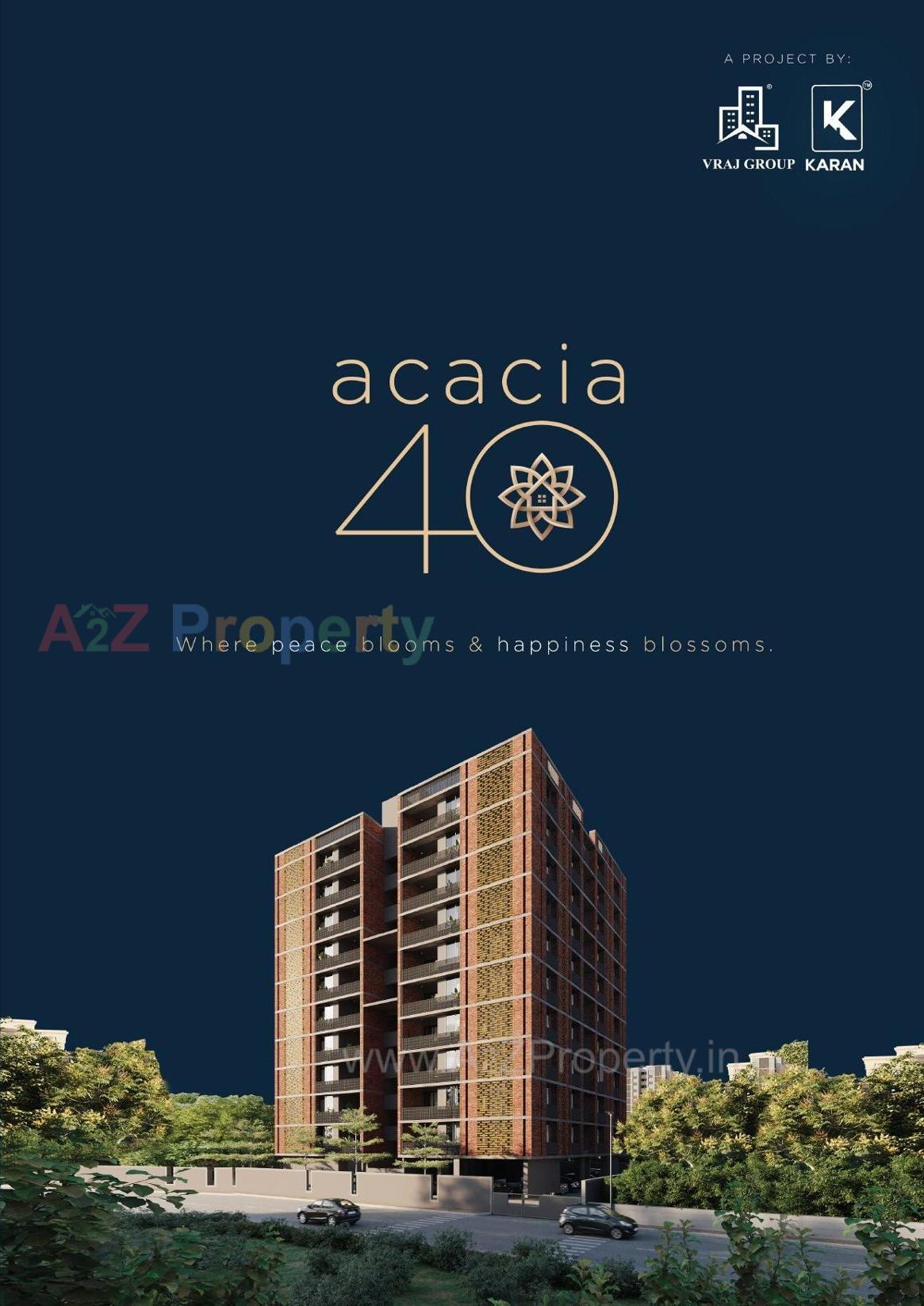 3D Elevation of real estate project Acacia 40 located at Shekpur, Ahmedabad, Gujarat