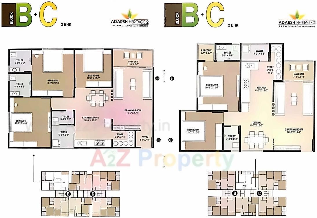 Layout of real estate project Adarsh Heritage located at Nikol, Ahmedabad, Gujarat