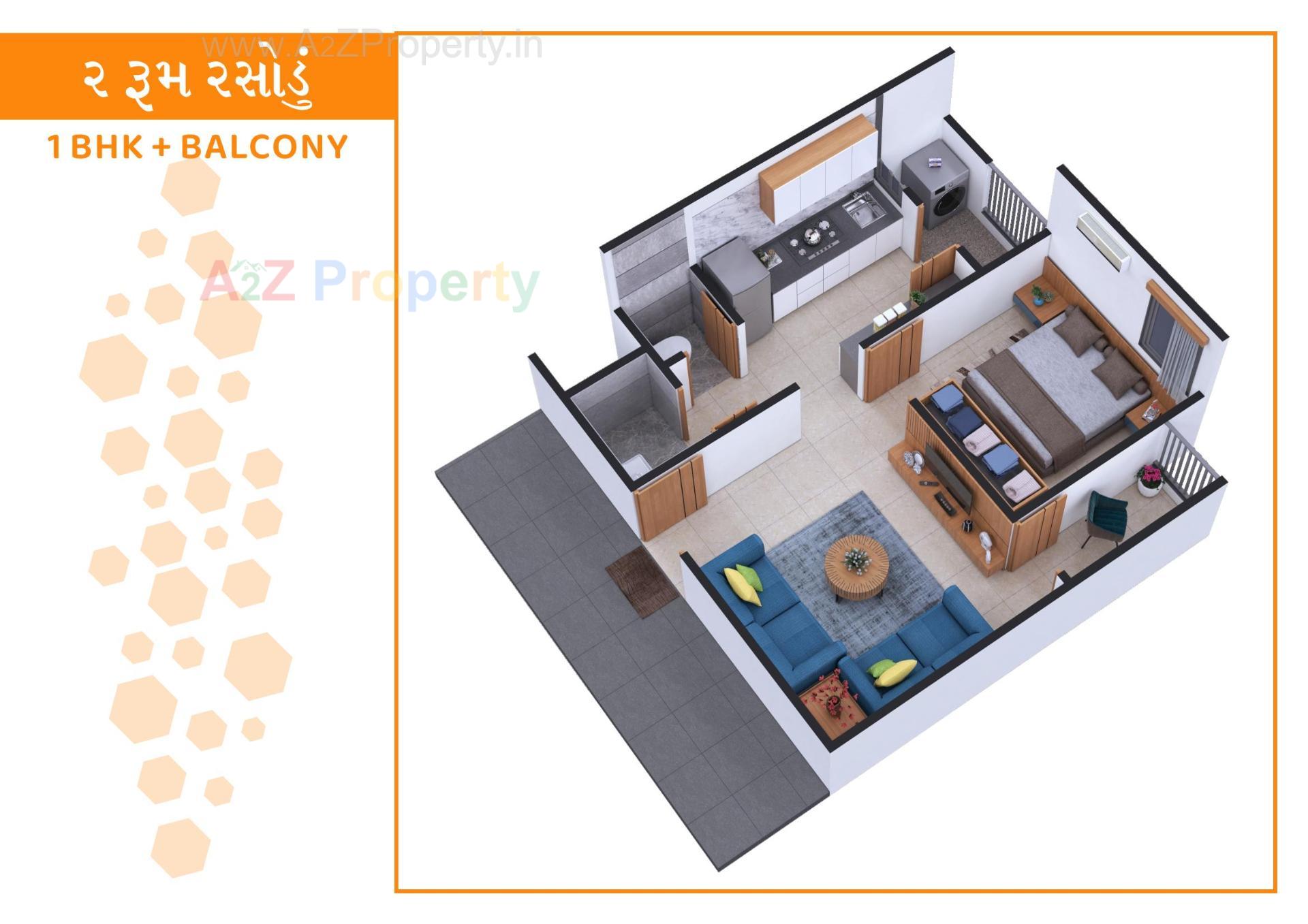 Layout of real estate project Adarsh Homes located at Vatva, Ahmedabad, Gujarat