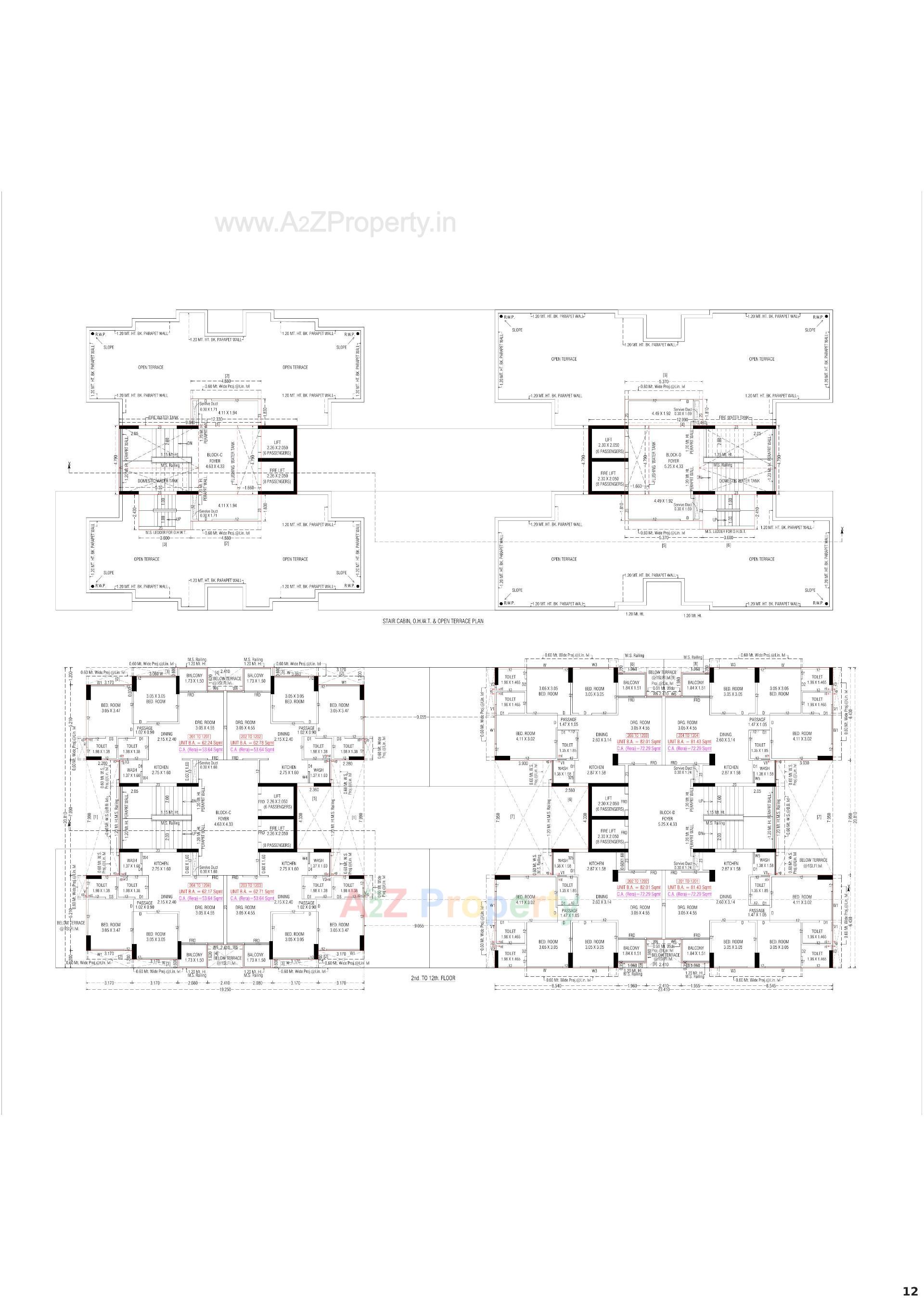 Layout of real estate project Adarsh Lotus located at Vatva, Ahmedabad, Gujarat
