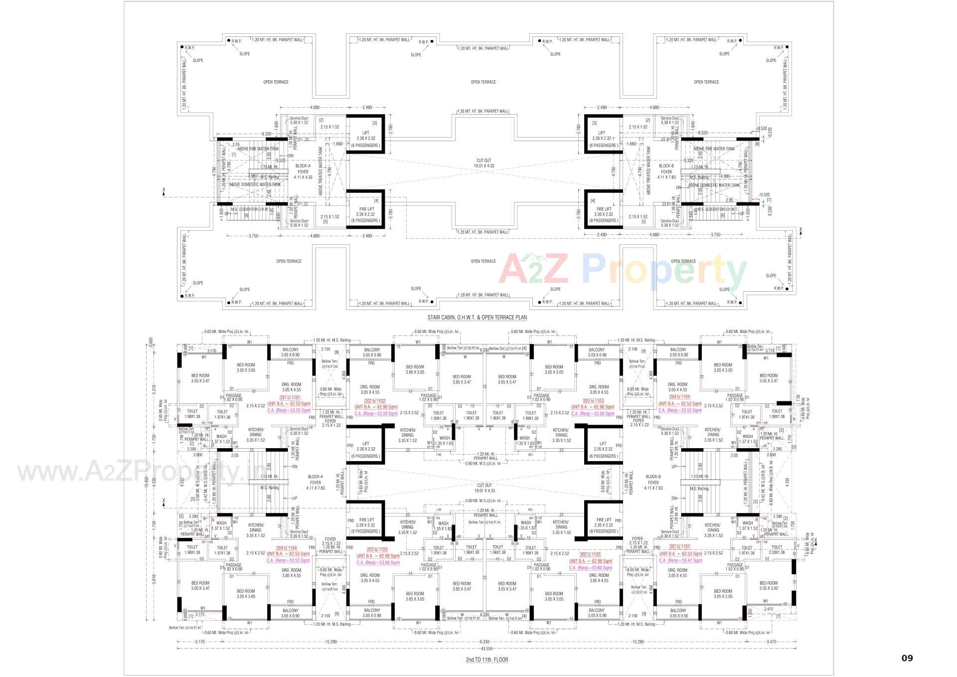Layout of real estate project Adarsh Lotus located at Vatva, Ahmedabad, Gujarat