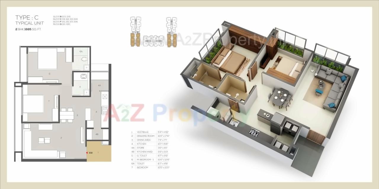 Layout of real estate project Adarsh Tulip Skyview located at Vatva, Ahmedabad, Gujarat