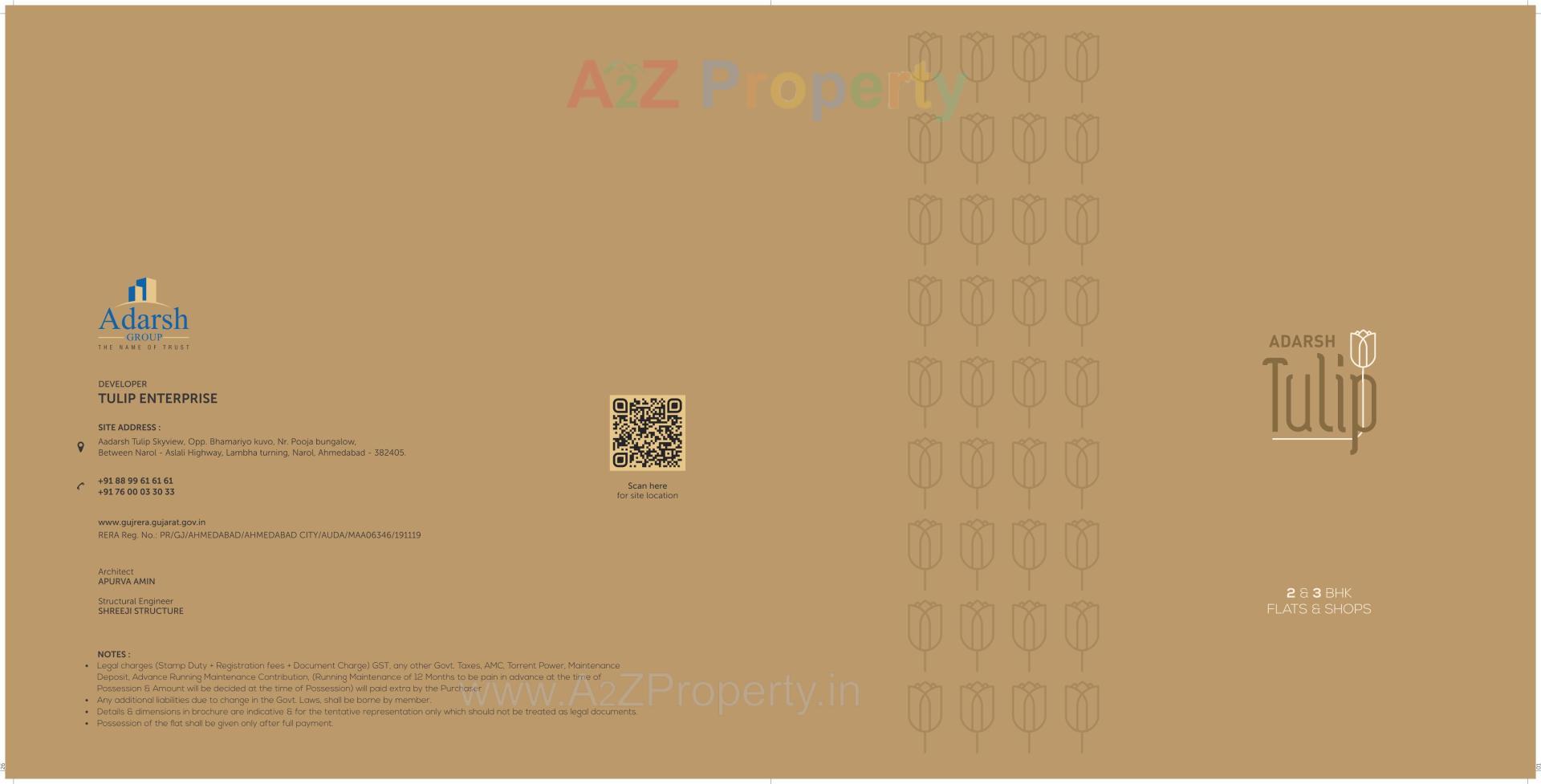  of real estate project Adarsh Tulip Skyview located at Vatva, Ahmedabad, Gujarat