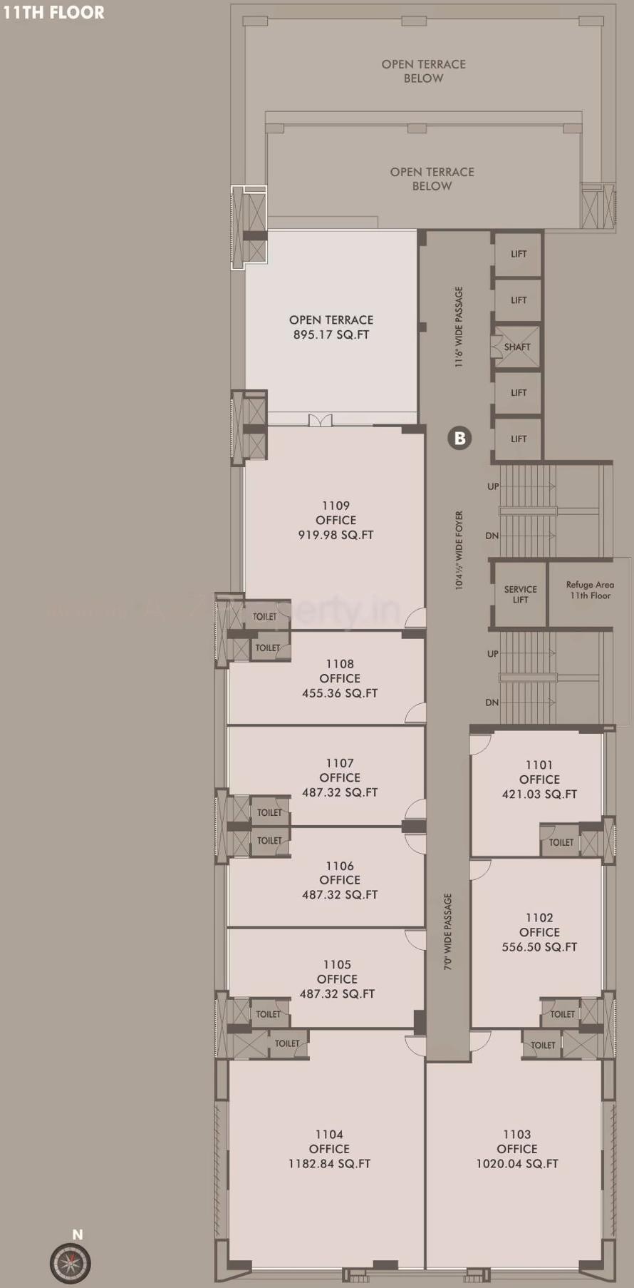 Layout of real estate project Addor Aspire Ii located at Kocharab, Ahmedabad, Gujarat