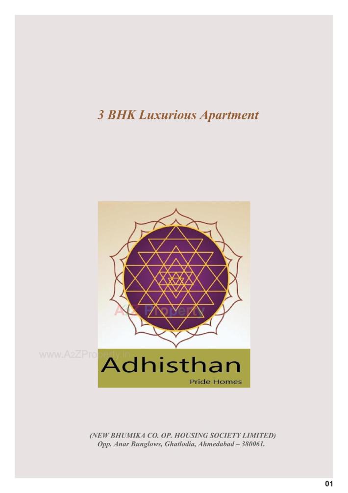 Adhisthan Pride Homes at Ghatlodia, Ahmedabad