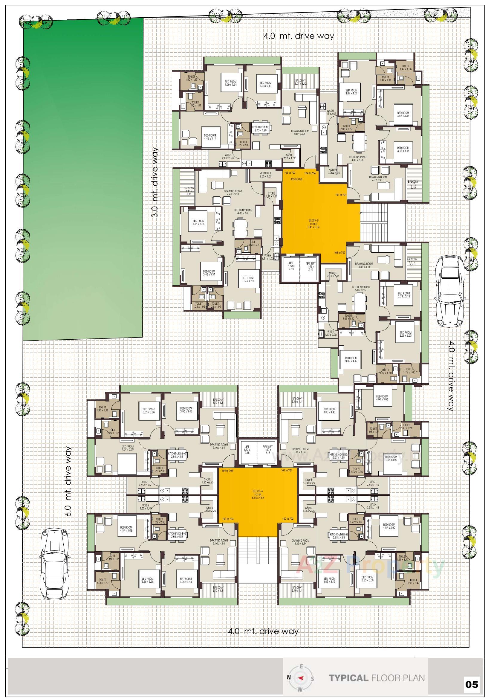 Layout of real estate project Adhisthan Pride Homes located at Ghatlodia, Ahmedabad, Gujarat