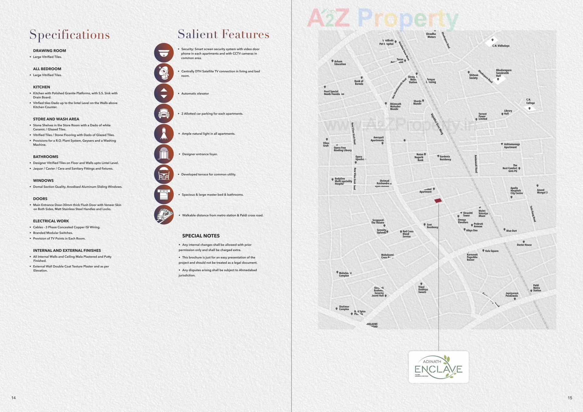  of real estate project Adinath Enclave located at Chhadavad, Ahmedabad, Gujarat