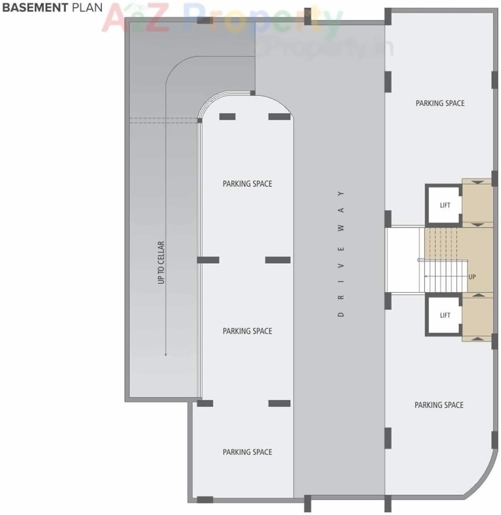 Layout of real estate project Adinath Residency located at Kocharab, Ahmedabad, Gujarat