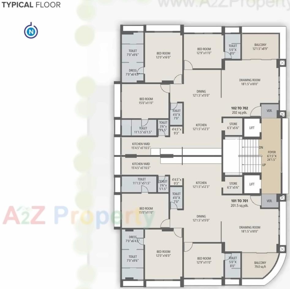Layout of real estate project Adinath Residency located at Kocharab, Ahmedabad, Gujarat
