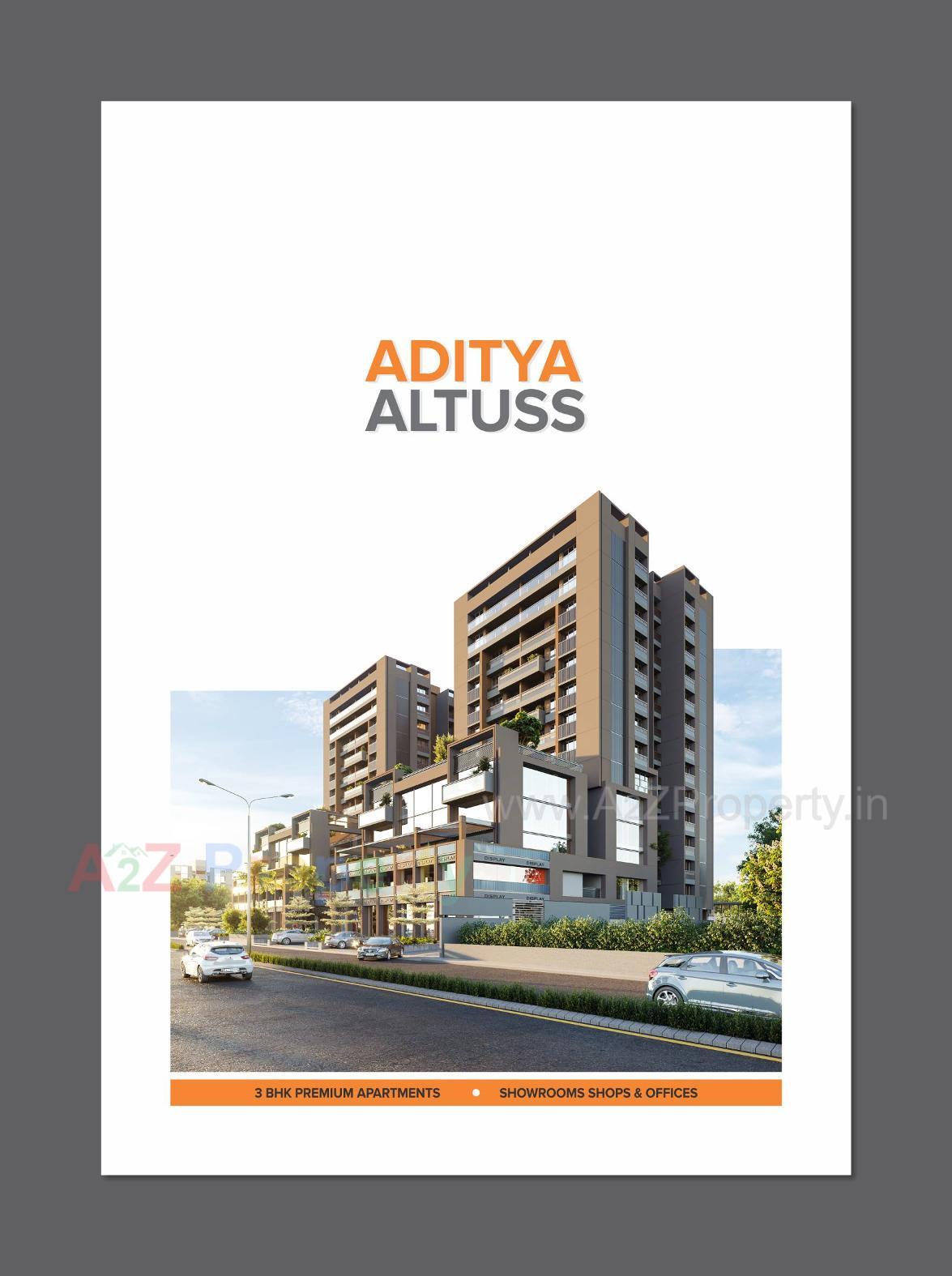 3D Elevation of real estate project Aditya Altuss located at Ahmedabad, Ahmedabad, Gujarat