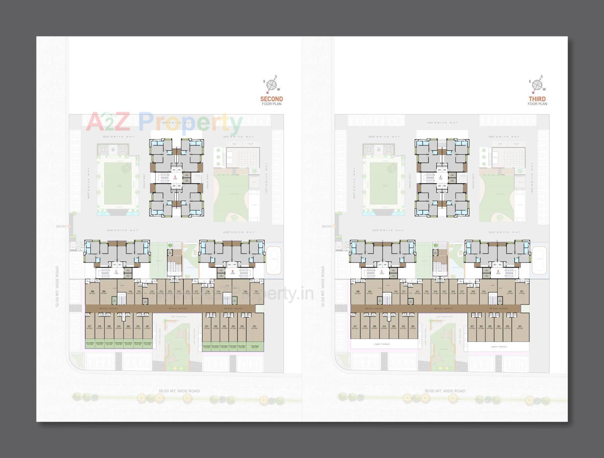 Layout of real estate project Aditya Altuss located at Ahmedabad, Ahmedabad, Gujarat