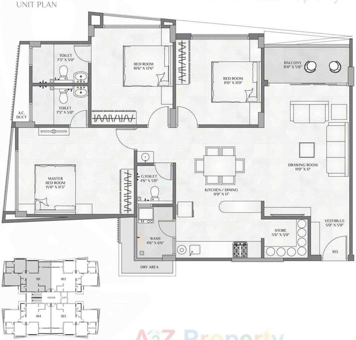 Layout of real estate project Aditya Antrix located at Chandkheda, Ahmedabad, Gujarat