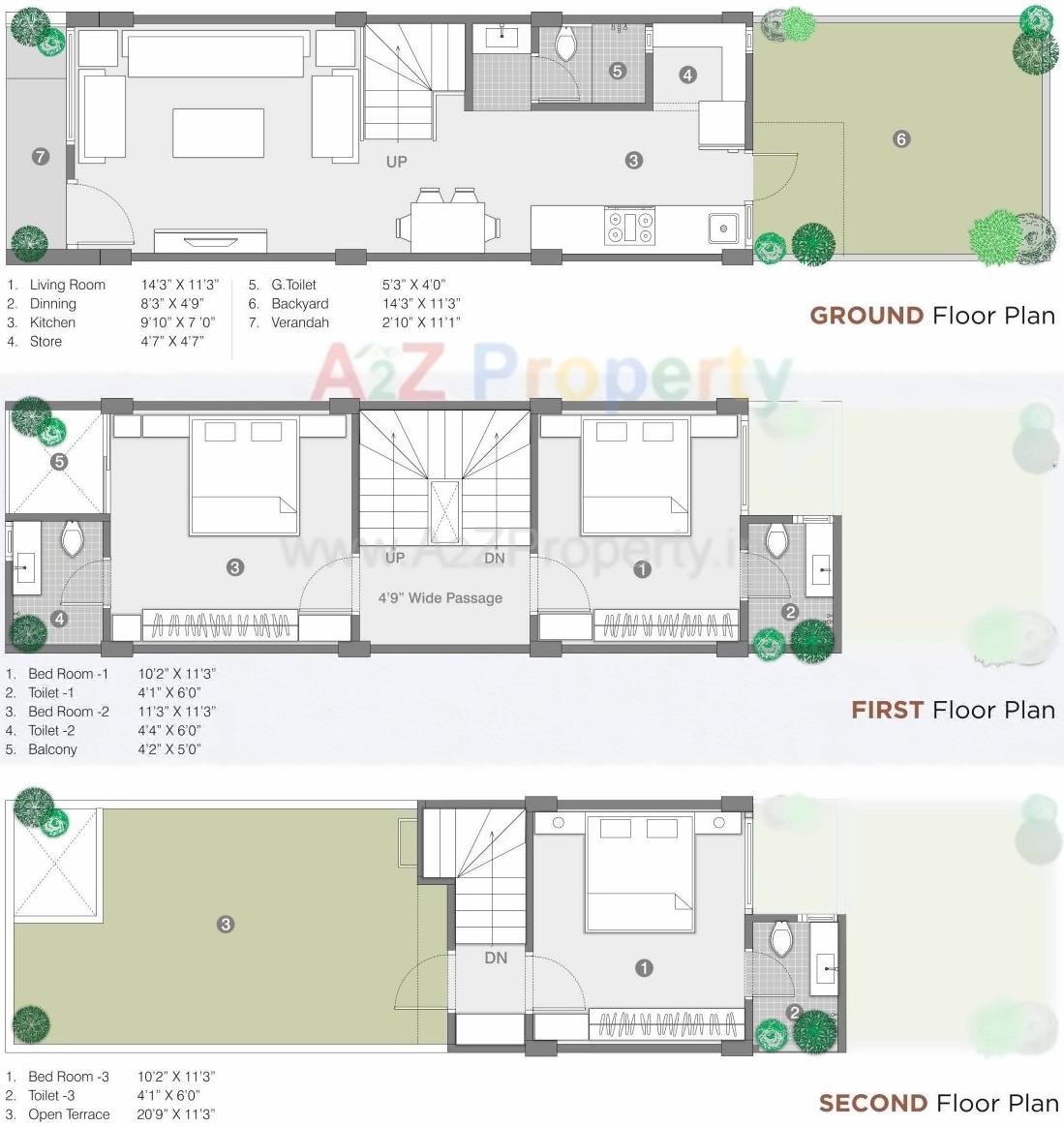 Layout of real estate project Aditya Bungalows located at Ahmedabad, Ahmedabad, Gujarat