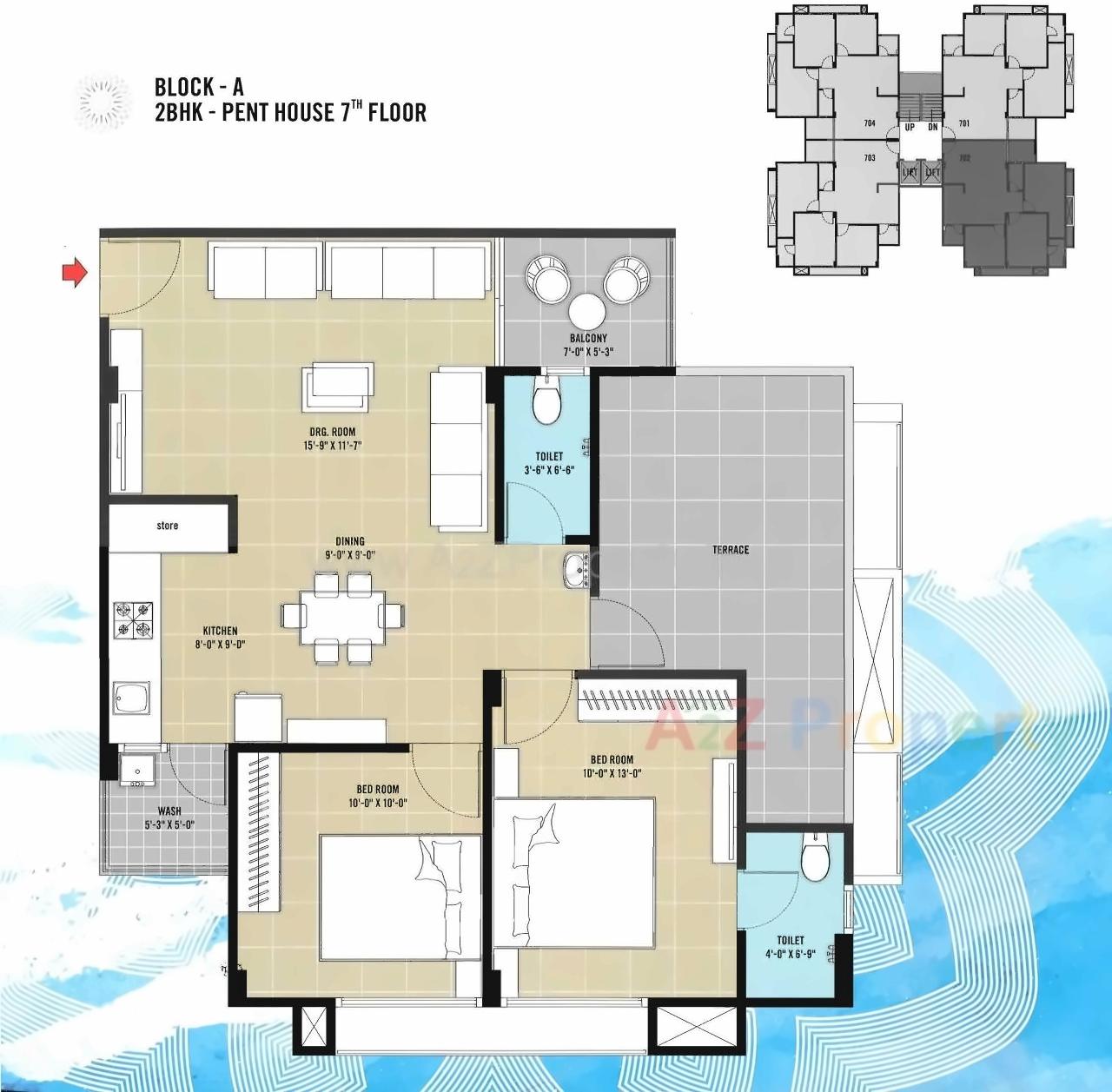 Layout of real estate project Aditya Icon located at Vadaj, Ahmedabad, Gujarat