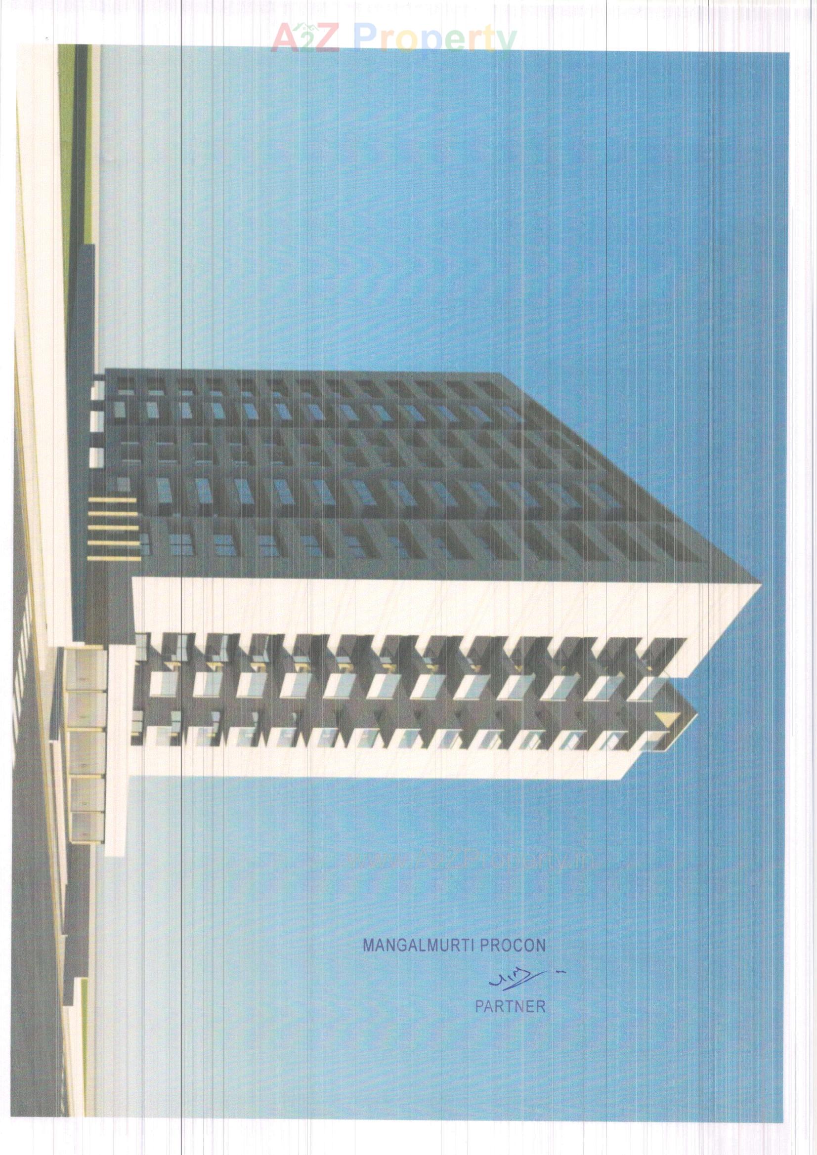 3D Elevation of real estate project Advait located at Gota, Ahmedabad, Gujarat