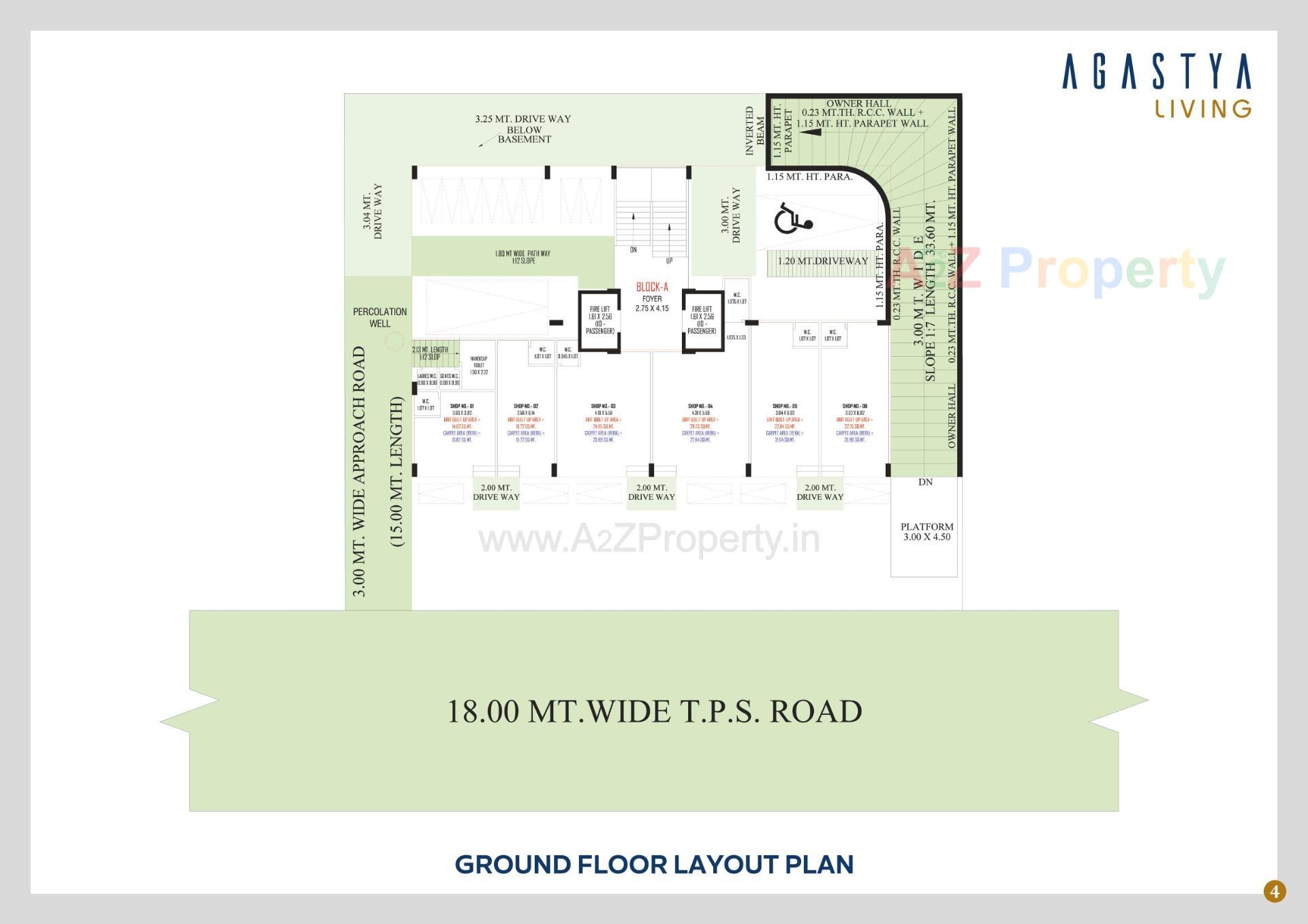 Layout of real estate project Agastya Living located at Kathwada, Ahmedabad, Gujarat