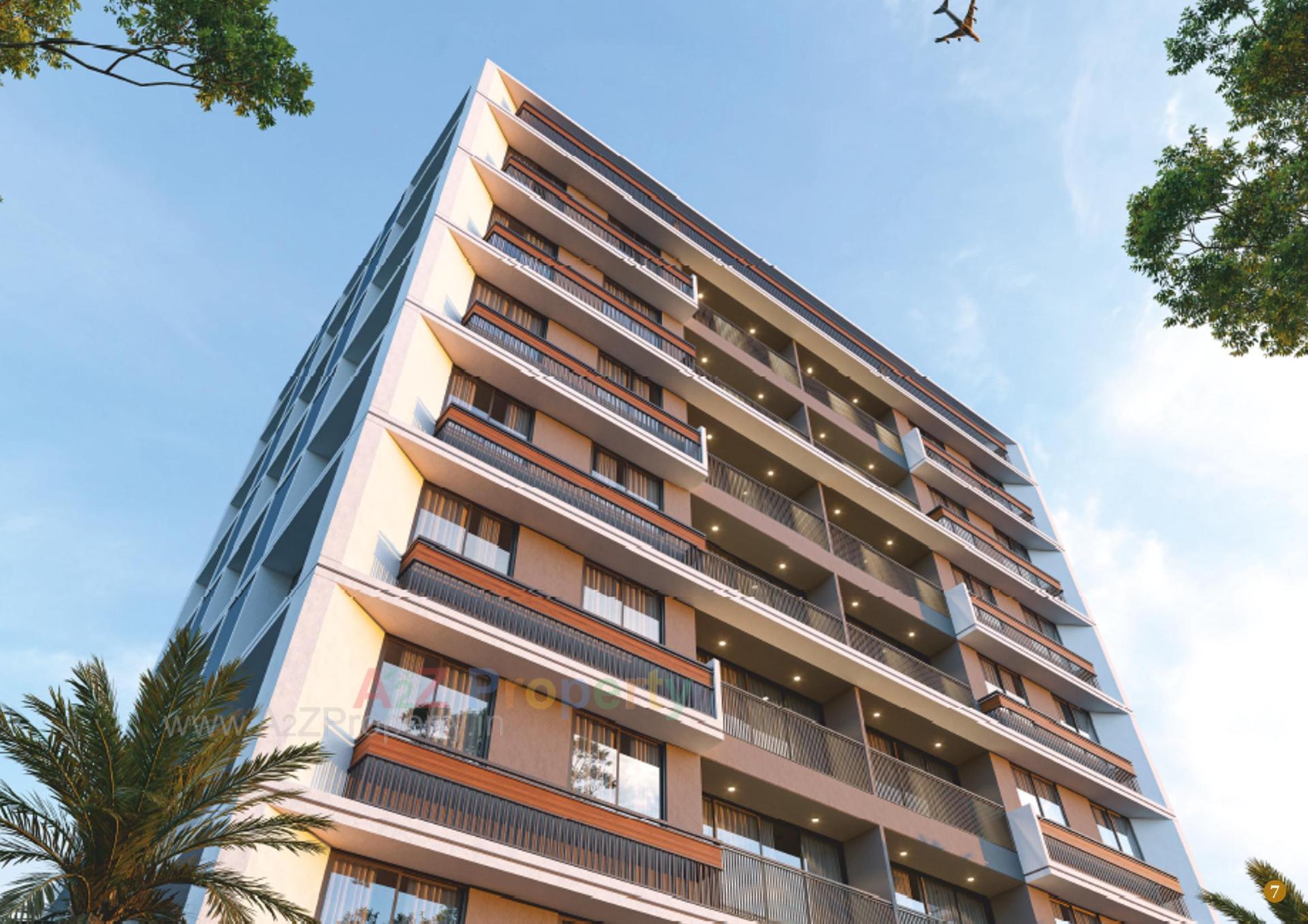 3D Elevation of real estate project Agastya Living located at Kathwada, Ahmedabad, Gujarat