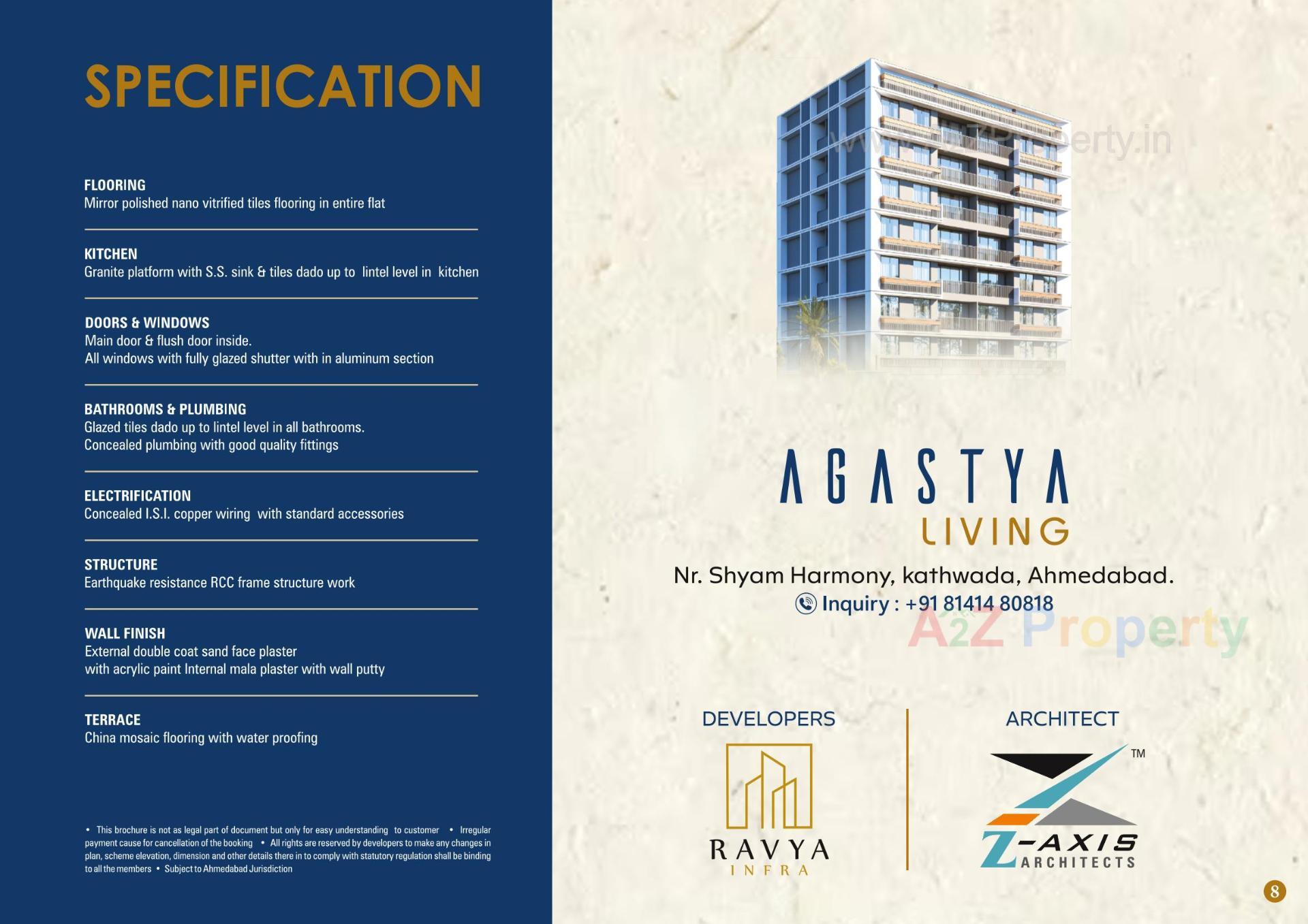  of real estate project Agastya Living located at Kathwada, Ahmedabad, Gujarat