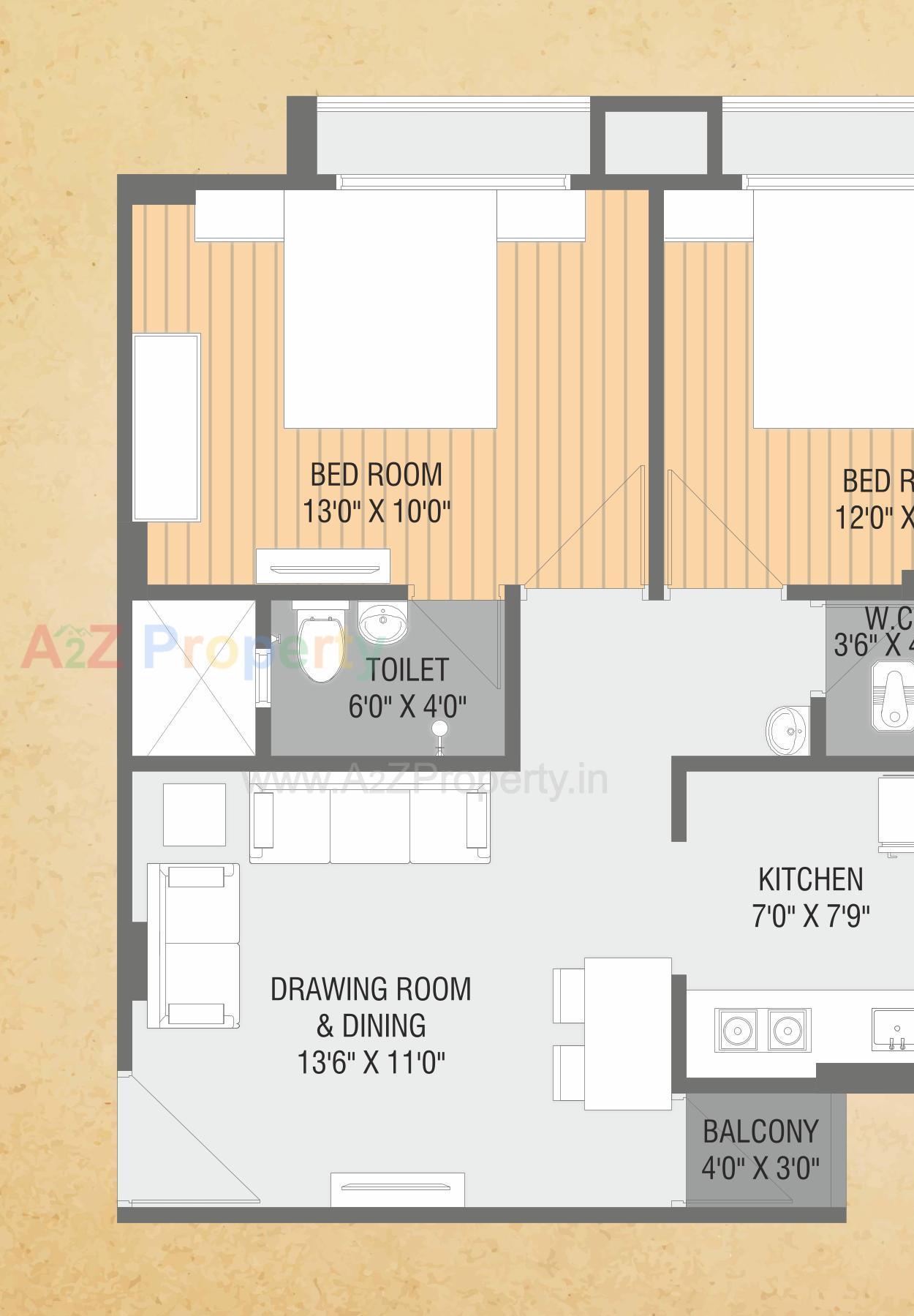 Layout of real estate project Ahmed Avenue located at Sarkhej, Ahmedabad, Gujarat