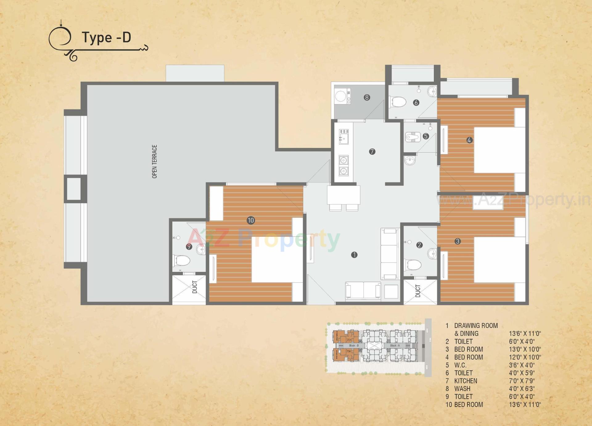 Layout of real estate project Ahmed Avenue located at Sarkhej, Ahmedabad, Gujarat