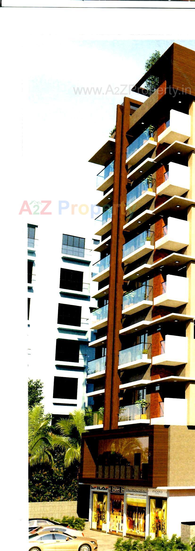 3D Elevation of real estate project Ahmed E Bad Ark located at Gyaspur, Ahmedabad, Gujarat